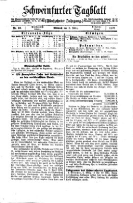 Schweinfurter Tagblatt Mittwoch 2. März 1870