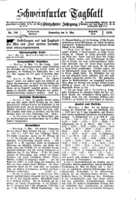 Schweinfurter Tagblatt Donnerstag 5. Mai 1870