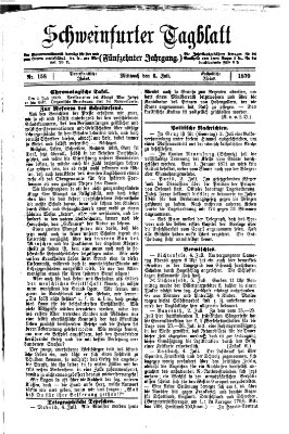 Schweinfurter Tagblatt Mittwoch 6. Juli 1870