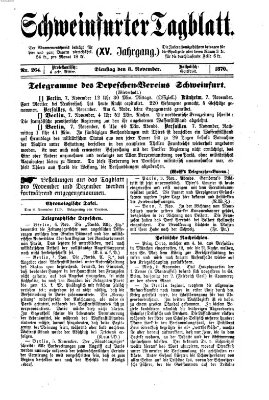 Schweinfurter Tagblatt Dienstag 8. November 1870