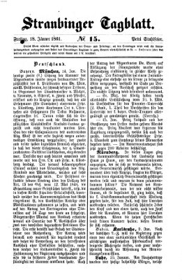 Straubinger Tagblatt Freitag 18. Januar 1861