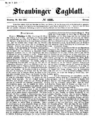 Straubinger Tagblatt Dienstag 28. Mai 1861