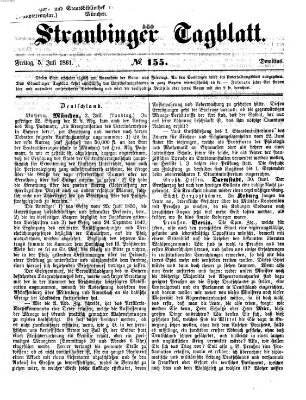 Straubinger Tagblatt Freitag 5. Juli 1861