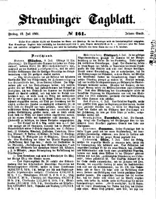 Straubinger Tagblatt Freitag 12. Juli 1861