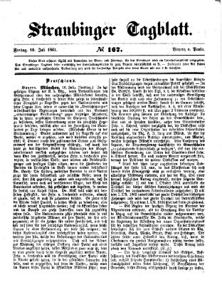 Straubinger Tagblatt Freitag 19. Juli 1861