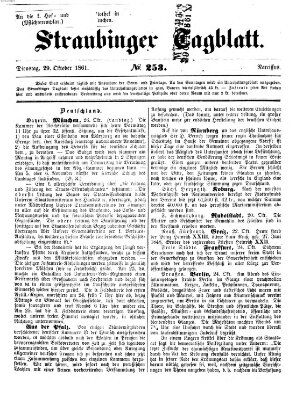 Straubinger Tagblatt Dienstag 29. Oktober 1861