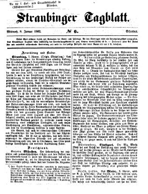 Straubinger Tagblatt Mittwoch 8. Januar 1862