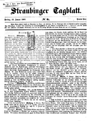 Straubinger Tagblatt Freitag 10. Januar 1862