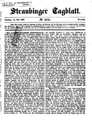 Straubinger Tagblatt Dienstag 13. Mai 1862