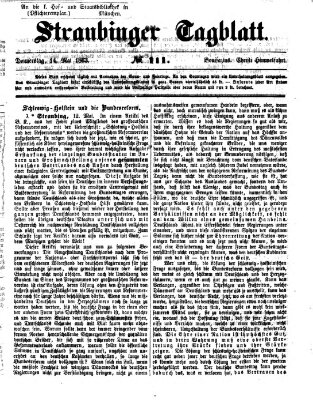 Straubinger Tagblatt Donnerstag 14. Mai 1863