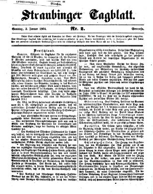 Straubinger Tagblatt Sonntag 3. Januar 1864