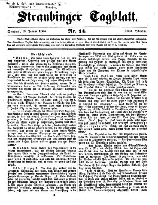 Straubinger Tagblatt Dienstag 19. Januar 1864