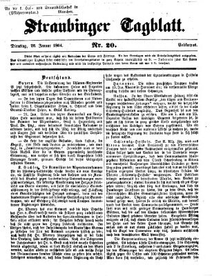 Straubinger Tagblatt Dienstag 26. Januar 1864