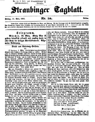 Straubinger Tagblatt Freitag 11. März 1864