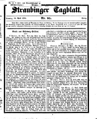 Straubinger Tagblatt Sonntag 24. April 1864