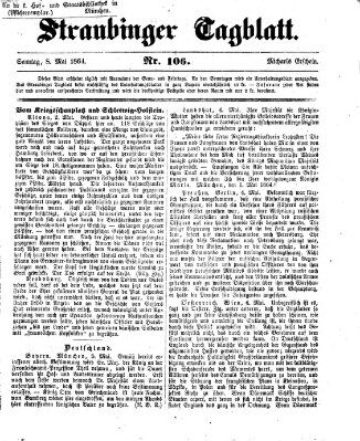 Straubinger Tagblatt Sonntag 8. Mai 1864