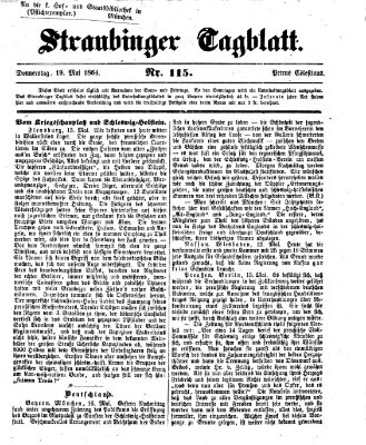 Straubinger Tagblatt Donnerstag 19. Mai 1864