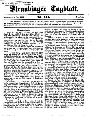 Straubinger Tagblatt Samstag 11. Juni 1864