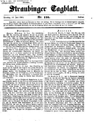 Straubinger Tagblatt Dienstag 14. Juni 1864