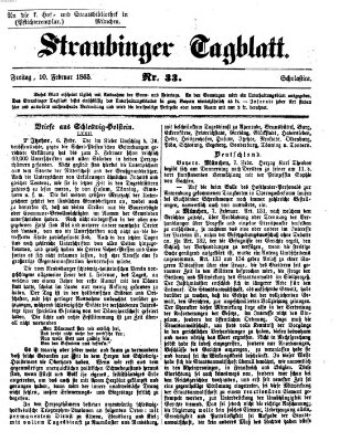 Straubinger Tagblatt Freitag 10. Februar 1865