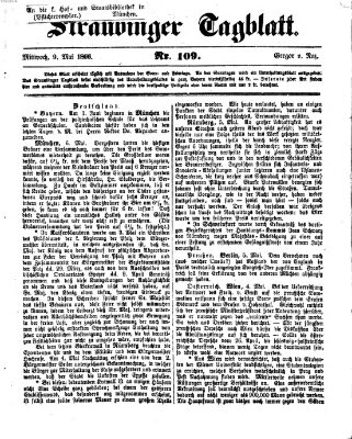 Straubinger Tagblatt Mittwoch 9. Mai 1866