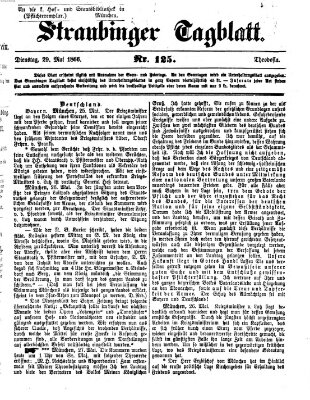 Straubinger Tagblatt Dienstag 29. Mai 1866