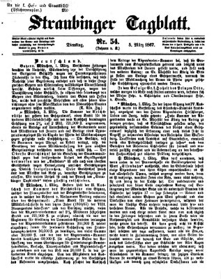 Straubinger Tagblatt Dienstag 5. März 1867