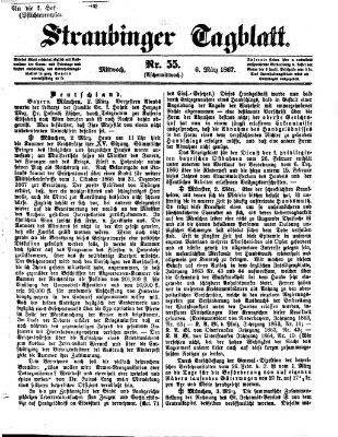 Straubinger Tagblatt Mittwoch 6. März 1867