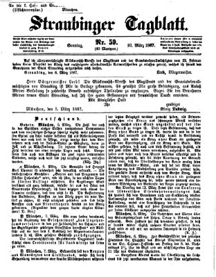 Straubinger Tagblatt Sonntag 10. März 1867