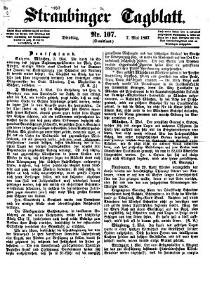 Straubinger Tagblatt Dienstag 7. Mai 1867