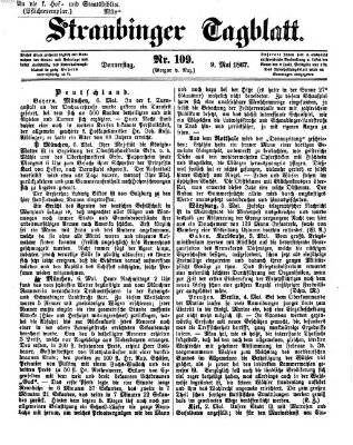 Straubinger Tagblatt Donnerstag 9. Mai 1867