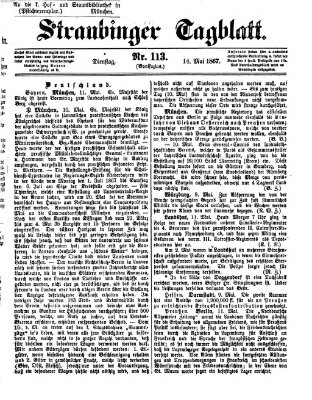 Straubinger Tagblatt Dienstag 14. Mai 1867