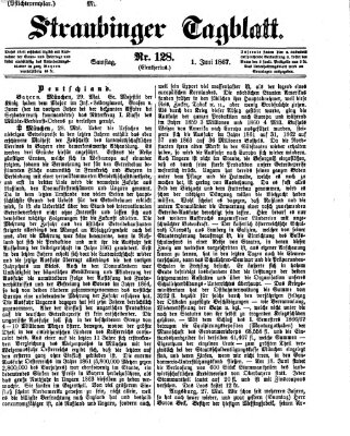 Straubinger Tagblatt Samstag 1. Juni 1867