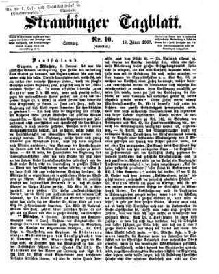 Straubinger Tagblatt Sonntag 12. Januar 1868