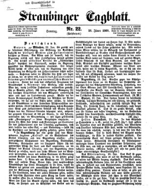 Straubinger Tagblatt Sonntag 26. Januar 1868