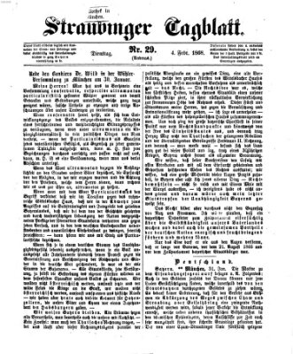 Straubinger Tagblatt Dienstag 4. Februar 1868