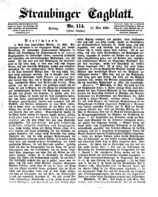 Straubinger Tagblatt Freitag 15. Mai 1868