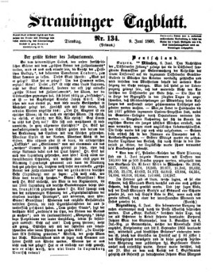 Straubinger Tagblatt Dienstag 9. Juni 1868