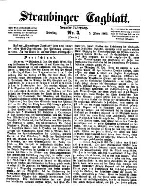 Straubinger Tagblatt Dienstag 5. Januar 1869