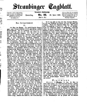 Straubinger Tagblatt Donnerstag 28. Januar 1869