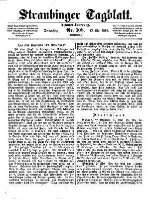 Straubinger Tagblatt Donnerstag 13. Mai 1869