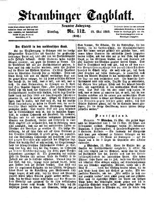 Straubinger Tagblatt Dienstag 18. Mai 1869