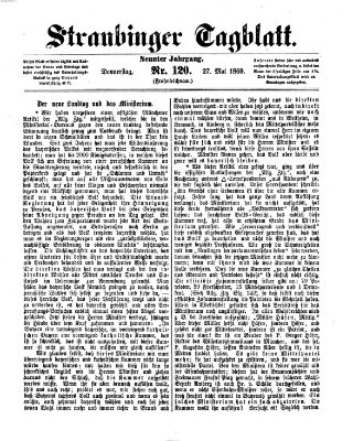 Straubinger Tagblatt Donnerstag 27. Mai 1869