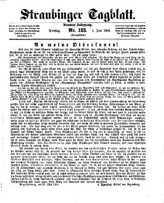 Straubinger Tagblatt Dienstag 1. Juni 1869