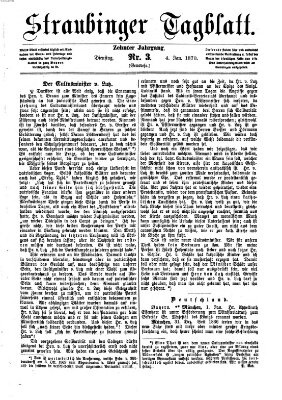 Straubinger Tagblatt Dienstag 4. Januar 1870