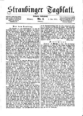 Straubinger Tagblatt Mittwoch 5. Januar 1870