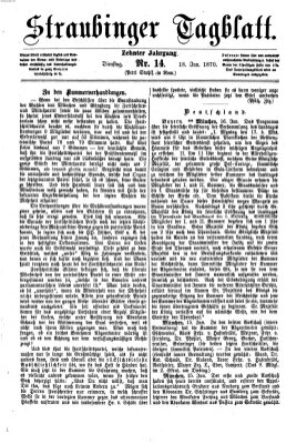 Straubinger Tagblatt Dienstag 18. Januar 1870