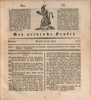 Der reisende Teufel (Der Hofnarr) Montag 21. April 1828