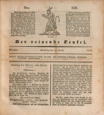 Der reisende Teufel (Der Hofnarr) Sonntag 15. Juni 1828