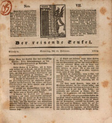 Der reisende Teufel (Der Hofnarr) Sonntag 15. Februar 1829